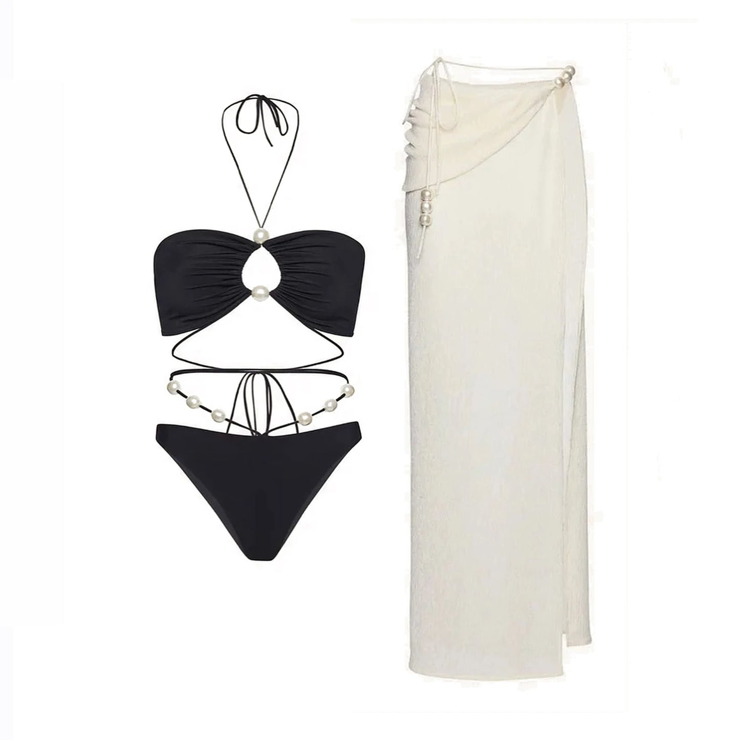Harlow Bikini & Maxi Skirt-Blumora