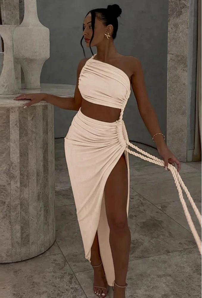Safiyah Slit Dress-Blumora