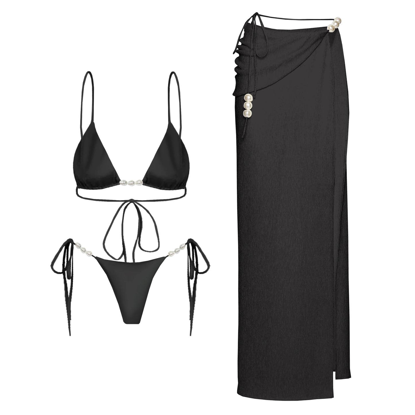 Harlow Bikini & Maxi Skirt-Blumora