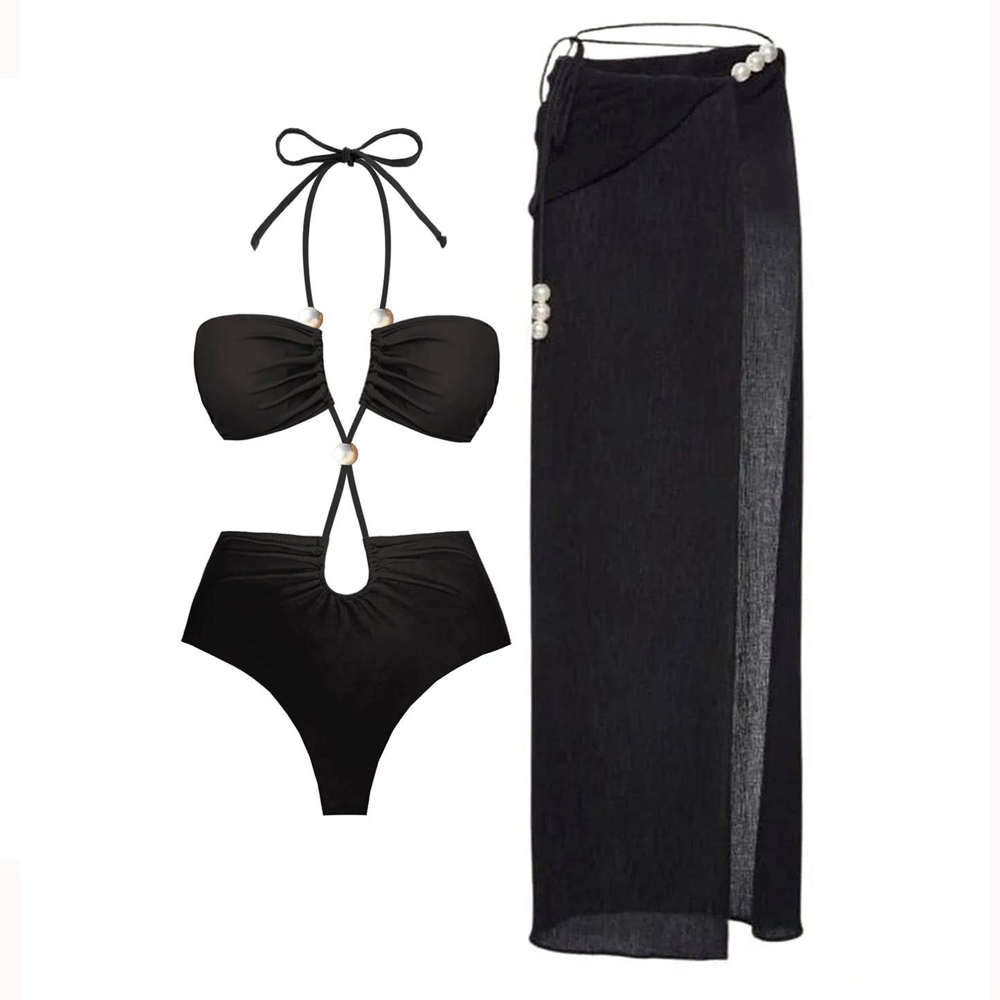 Harlow Bikini & Maxi Skirt-Blumora