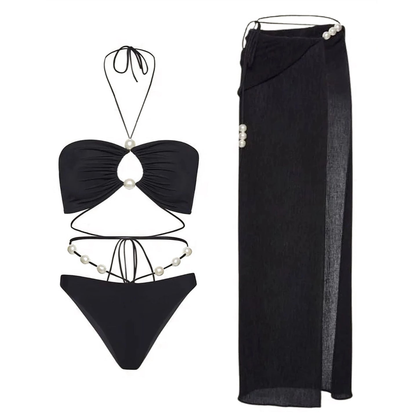 Harlow Bikini & Maxi Skirt-Blumora