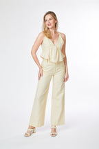 Ruffle Tank Top-Blumora