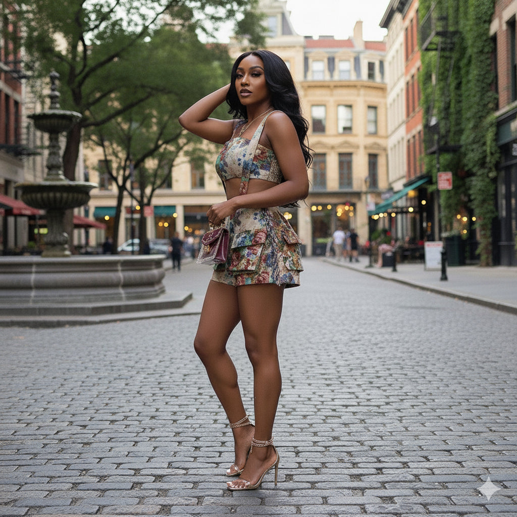 Veridian Floral Set