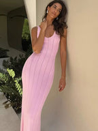 Backless Knit Dress