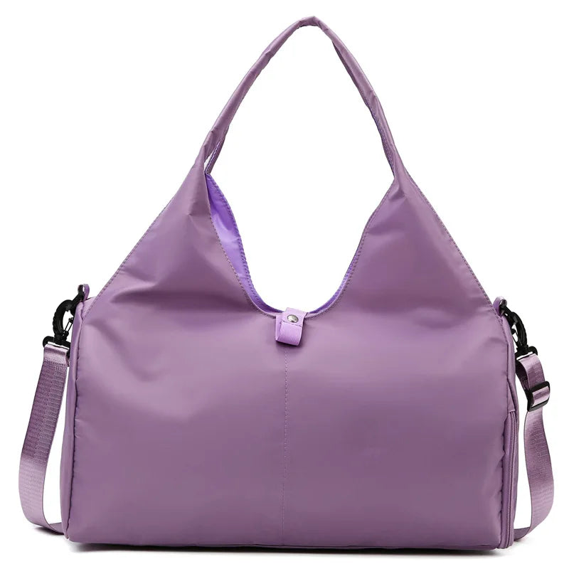 Yoga Mat Gym Bag for Women – Large Capacity Sports Tote with Shoulder Strap