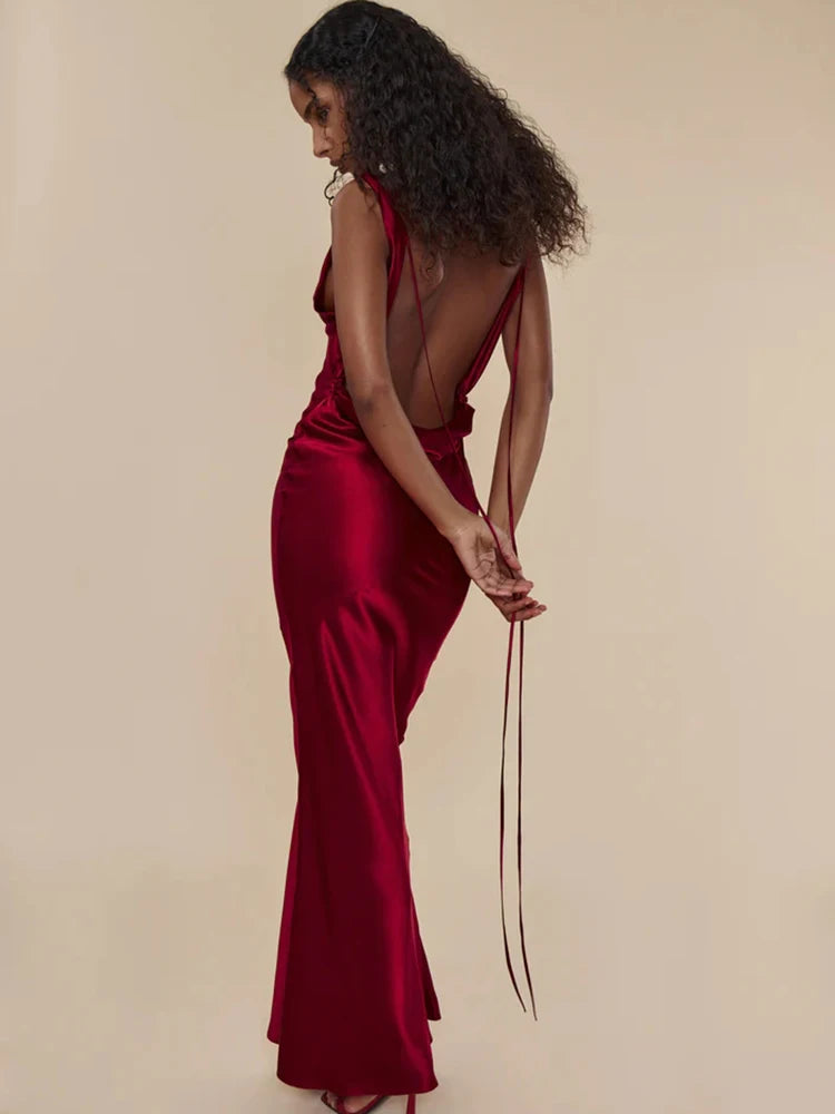 Etana Backless Dress-Blumora