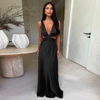 V Neck Pastel Dress-Blumora