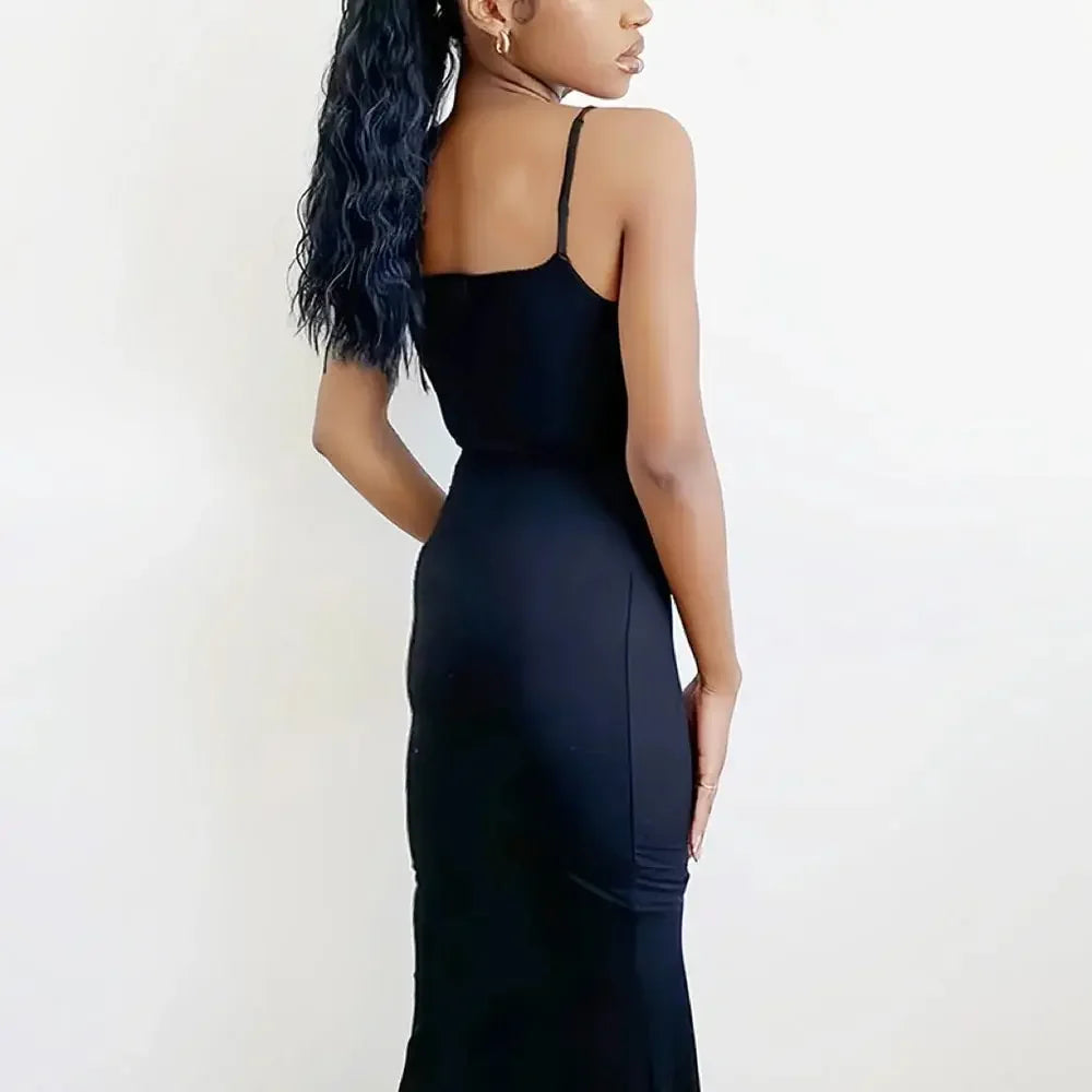 Hermosa Black Dress-Blumora