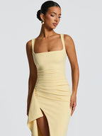 Miranda Hi-Slit Dress-Blumora