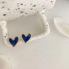 IFYOUOO Vintage Small Heart Earrings – Delicate Girly Jewelry Gift