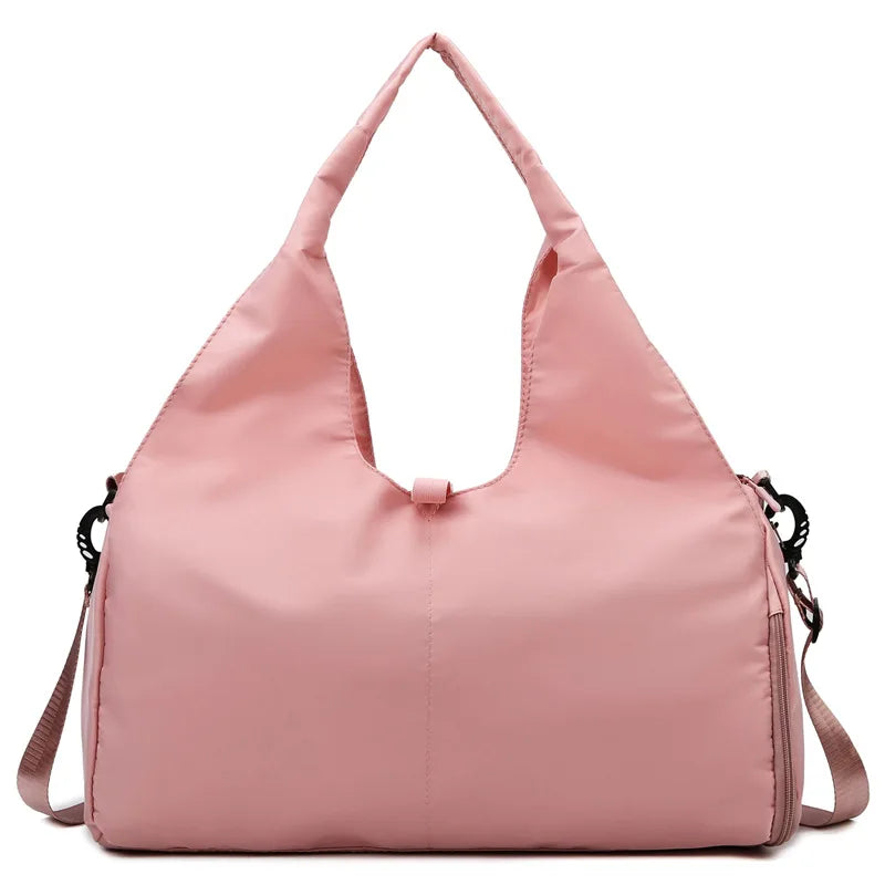 Yoga Mat Gym Bag for Women – Large Capacity Sports Tote with Shoulder Strap