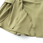 Summer Knot Decoration Skirt Pants – French Chic Casual Mini