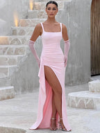 Miranda Hi-Slit Dress-Blumora