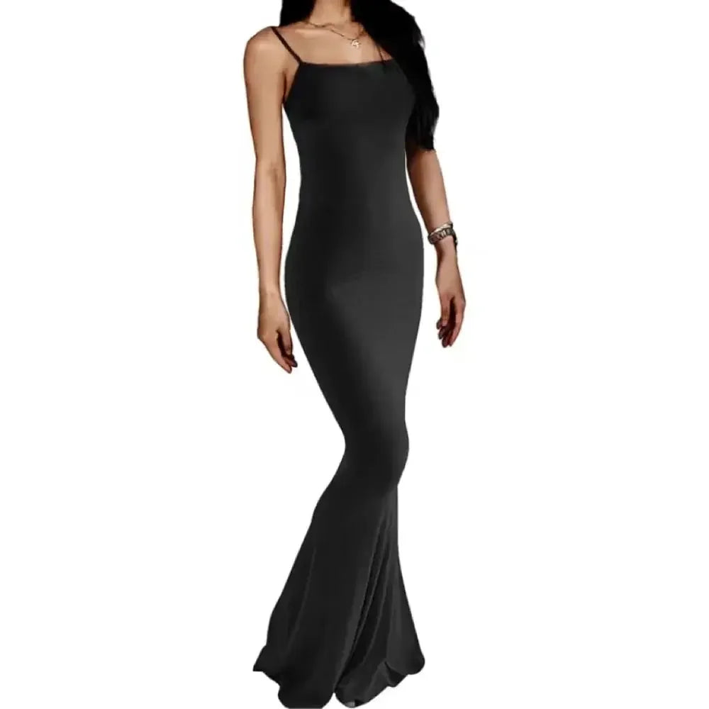 Hermosa Black Dress-Blumora