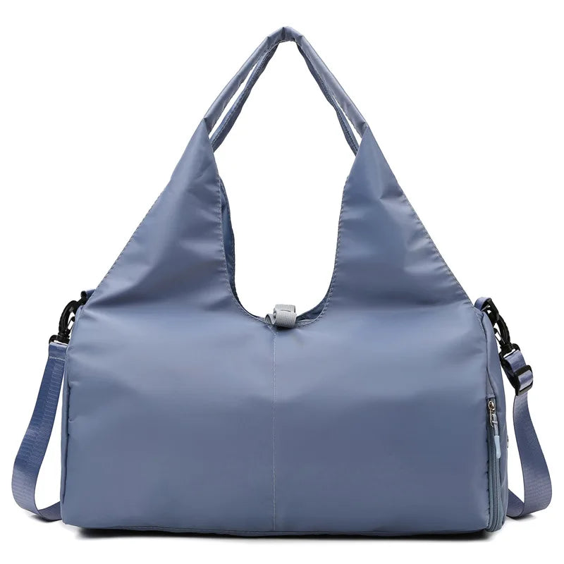 Yoga Mat Gym Bag for Women – Large Capacity Sports Tote with Shoulder Strap