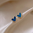 IFYOUOO Vintage Small Heart Earrings – Delicate Girly Jewelry Gift