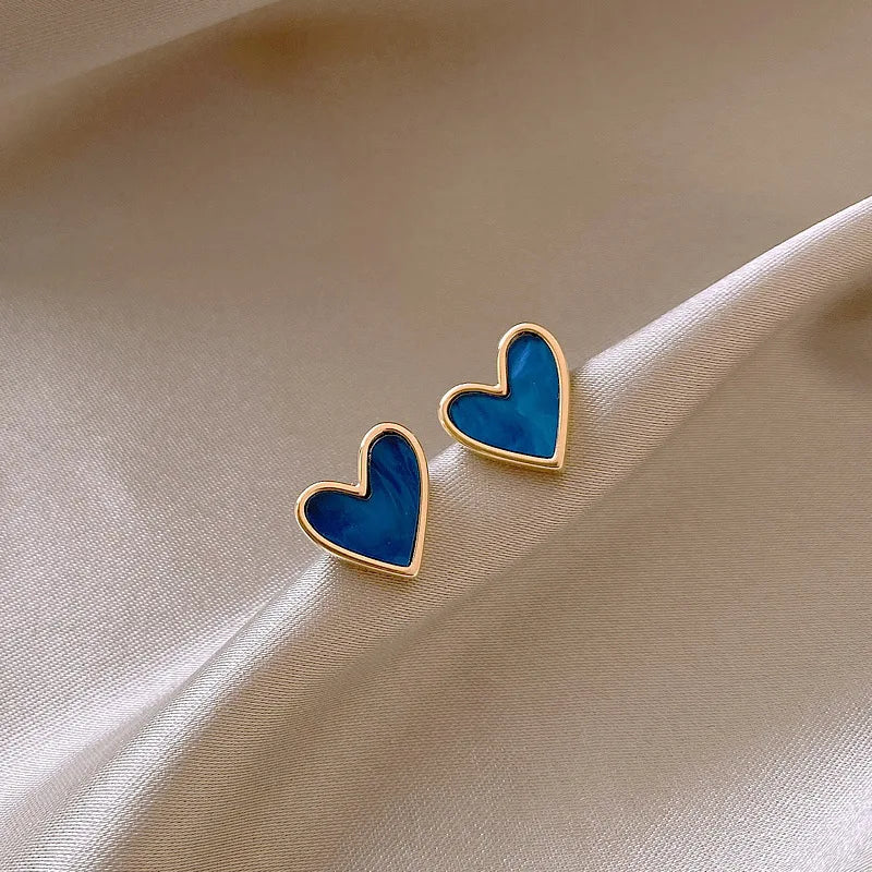IFYOUOO Vintage Small Heart Earrings – Delicate Girly Jewelry Gift