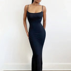Hermosa Black Dress-Blumora