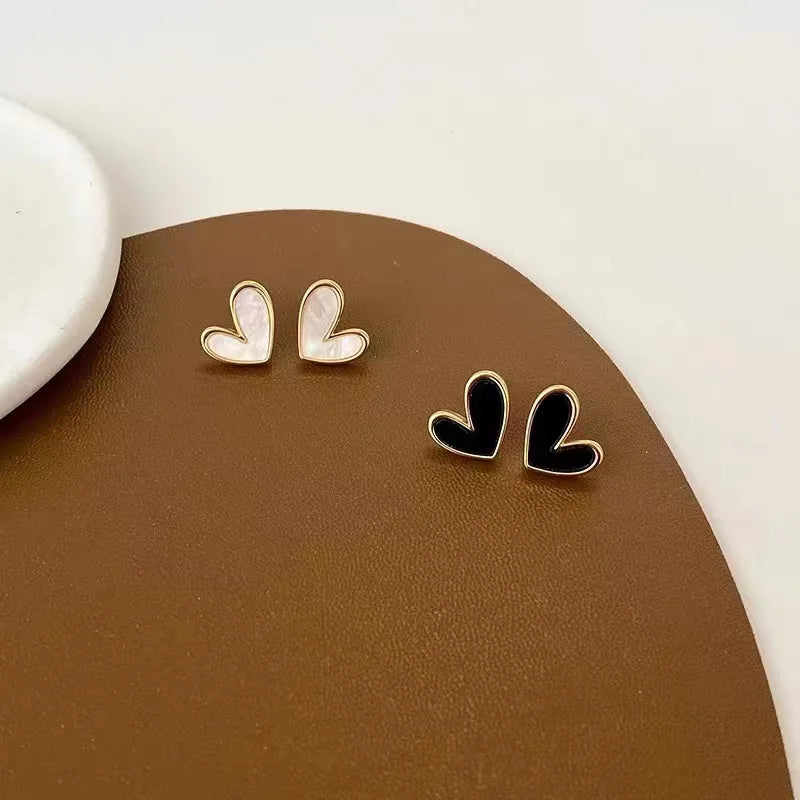 IFYOUOO Vintage Small Heart Earrings – Delicate Girly Jewelry Gift