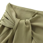 Summer Knot Decoration Skirt Pants – French Chic Casual Mini