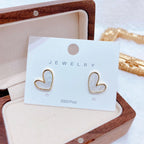 IFYOUOO Vintage Small Heart Earrings – Delicate Girly Jewelry Gift