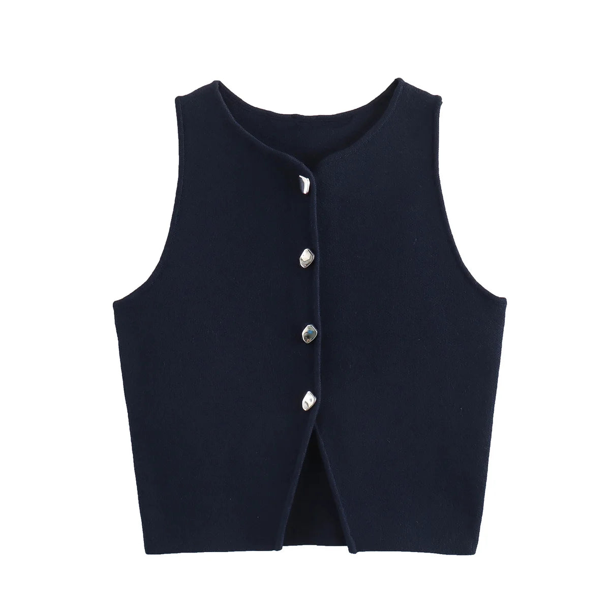 Vest Button Top-Blumora