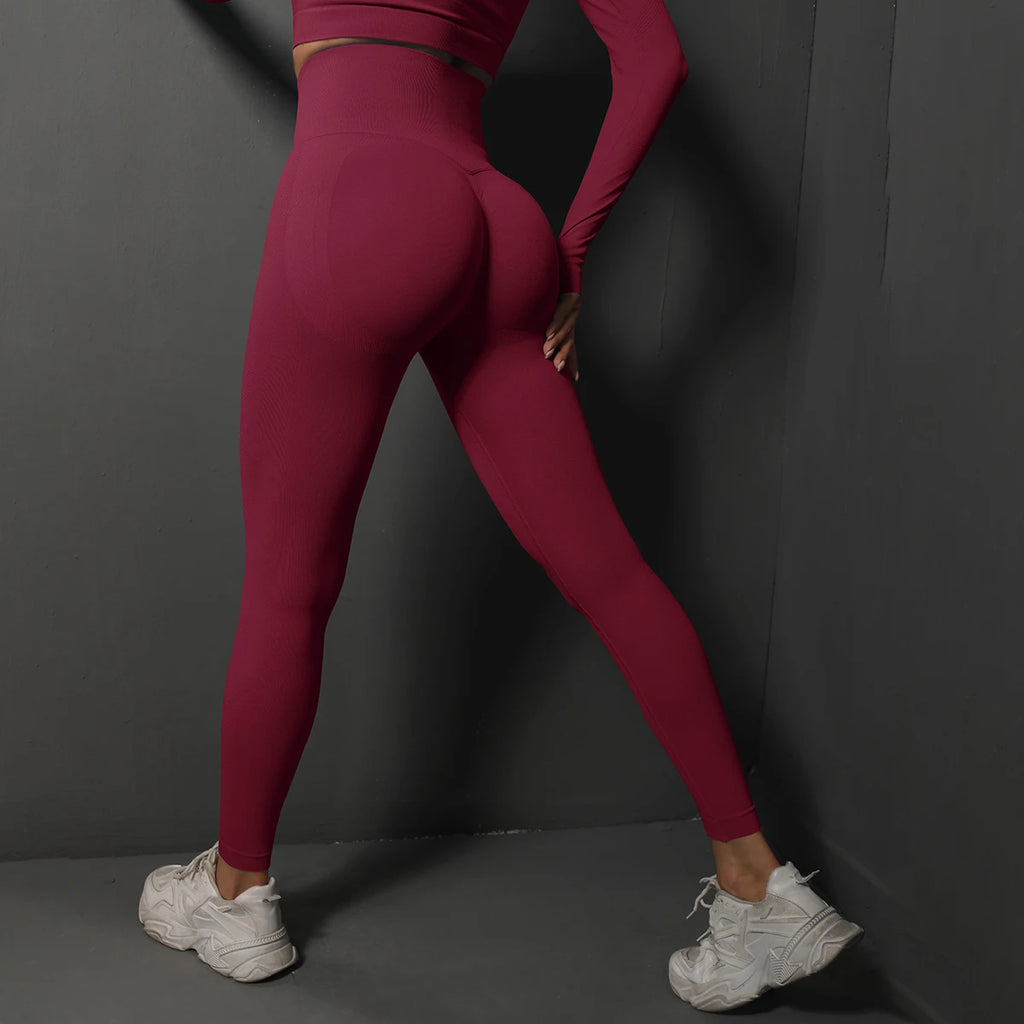 Seamless High Waist Booty Lifting Leggings – Women’s Yoga & Fitness Pants