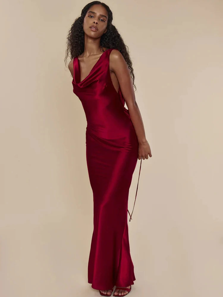 Etana Backless Dress-Blumora