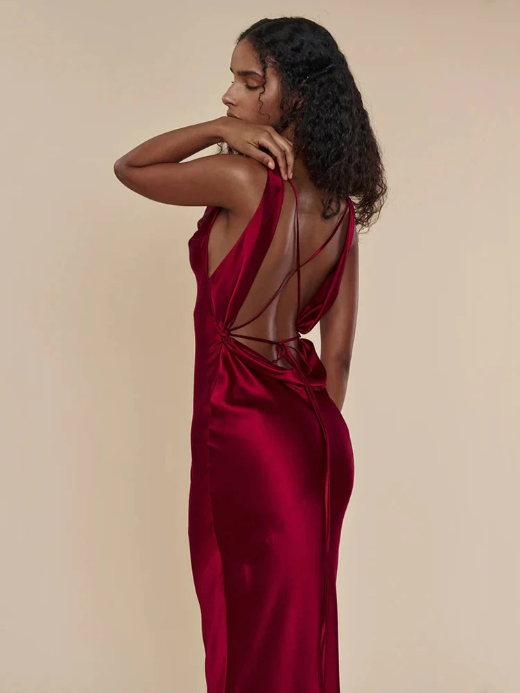 Etana Backless Dress-Blumora