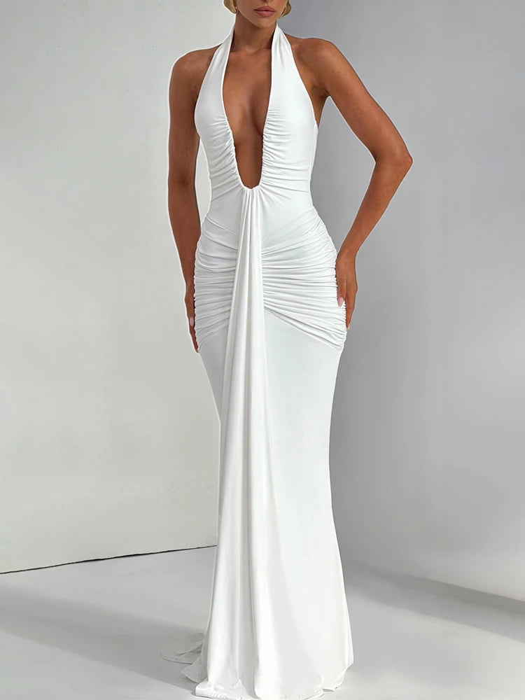 Kamiko Halter Dress-Blumora