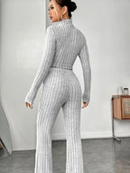 Ribbed 2-Piece Lounge Set-Blumora
