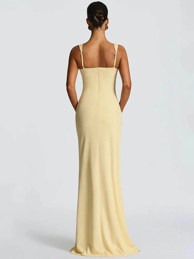 Miranda Hi-Slit Dress-Blumora