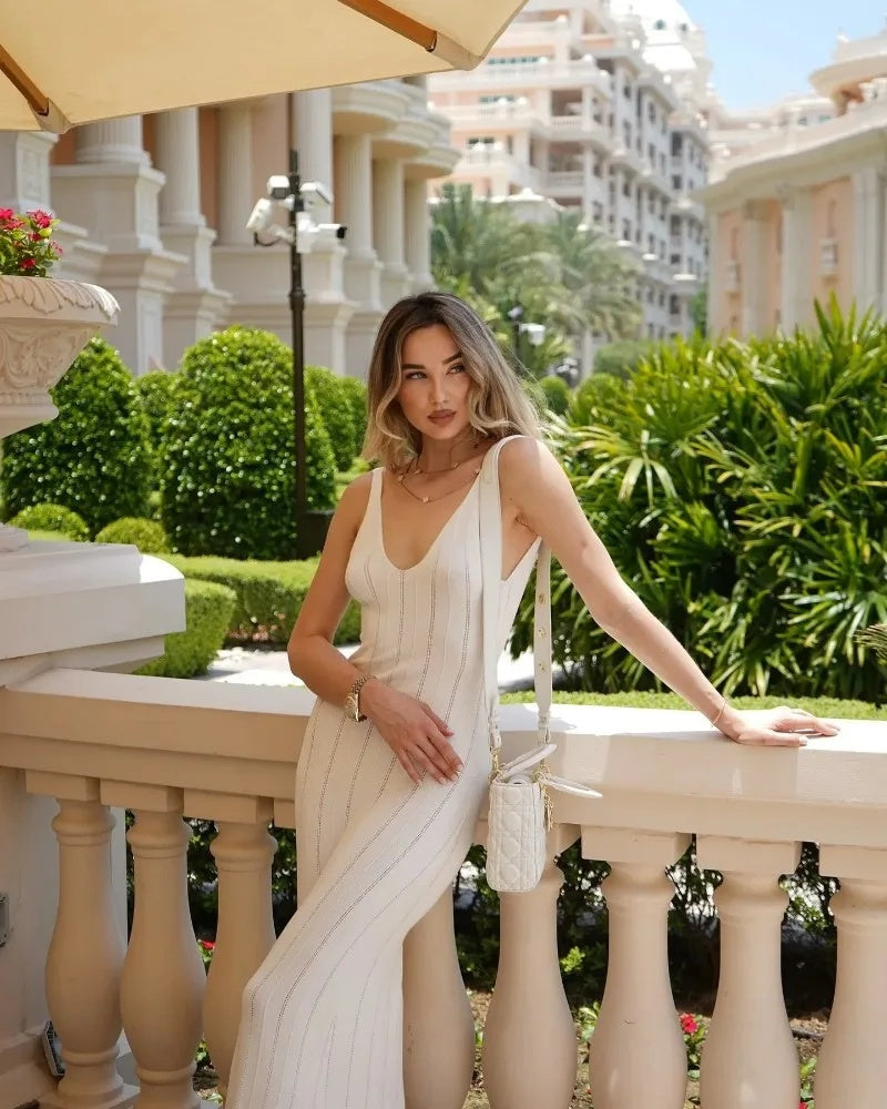 Backless Knit Dress