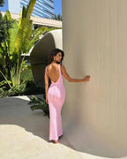 Backless Knit Dress